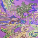 Intricate Paisley Print On Silk Chiffon