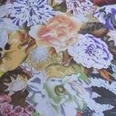 Wildflowers Mix Print On Silk Chiffon