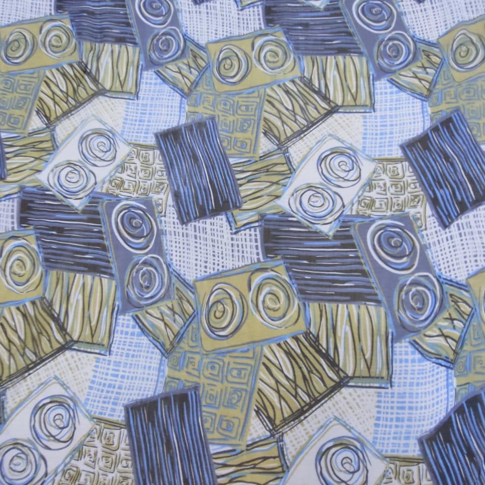 Classic Cassette Print On Silk Chiffon