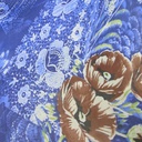 Underwater Blooms Print On Silk Chiffon
