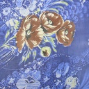 Underwater Blooms Print On Silk Chiffon