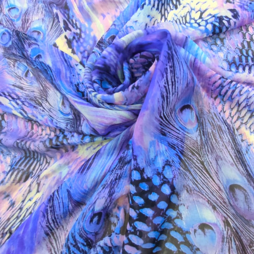 Print On Silk Chiffon#50