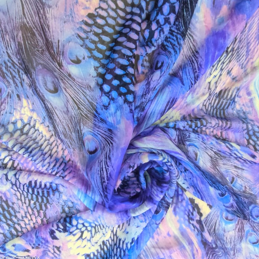 Print On Silk Chiffon#50