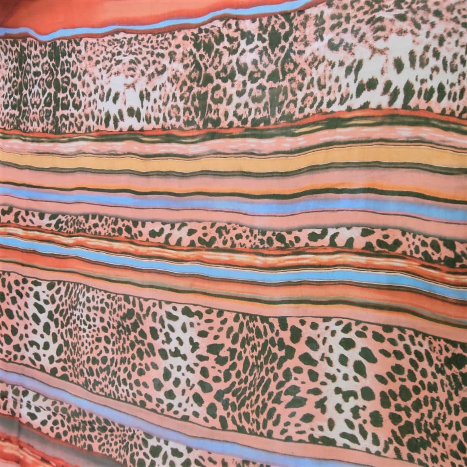 Print On Silk Chiffon#54
