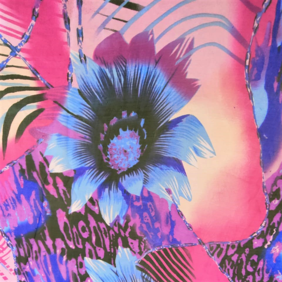 Print On Silk Chiffon#58
