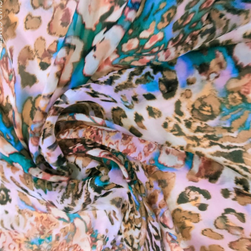 Print On Silk Chiffon#60