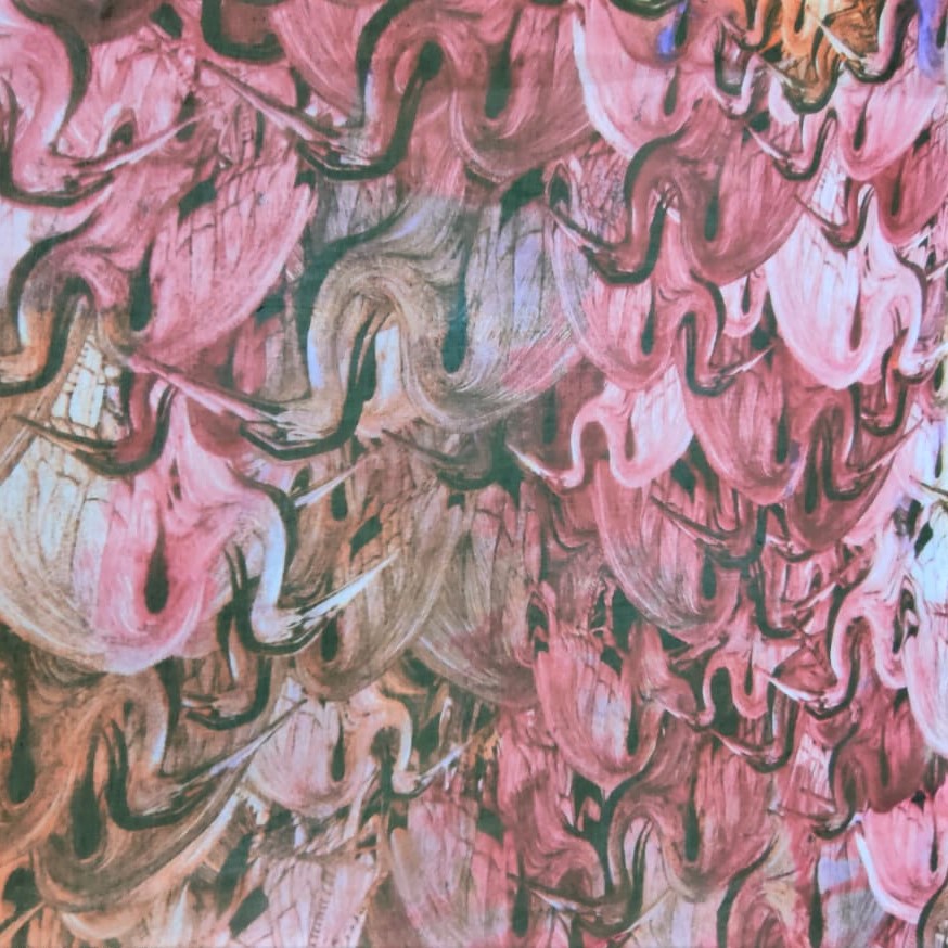 Print On Silk Chiffon#71