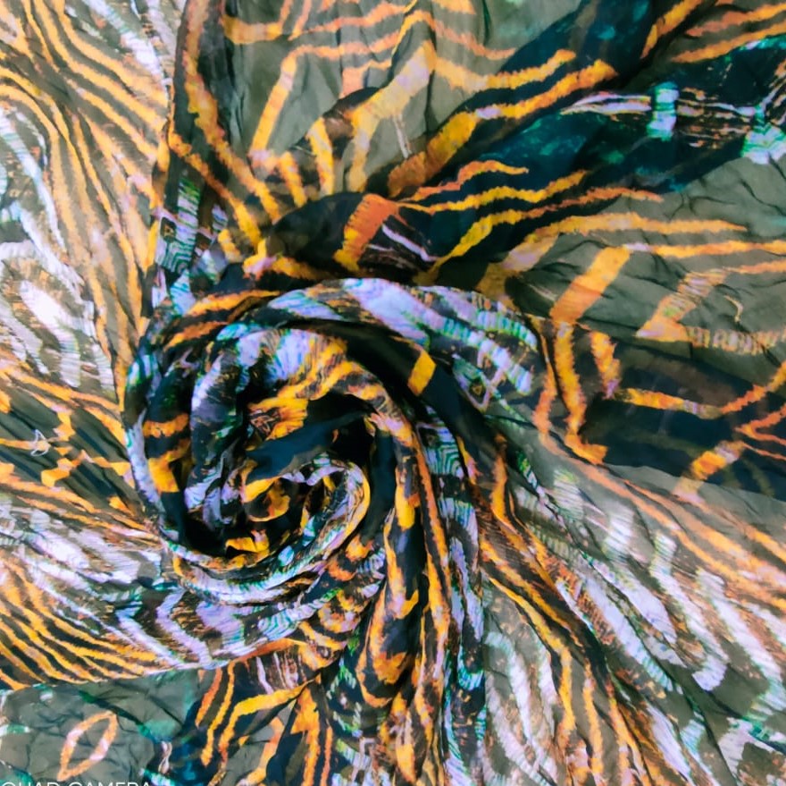 Print On Silk Chiffon#73