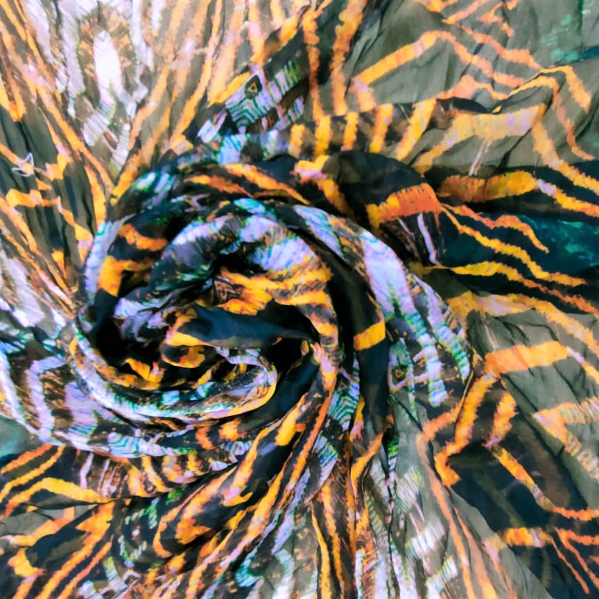 Print On Silk Chiffon#73