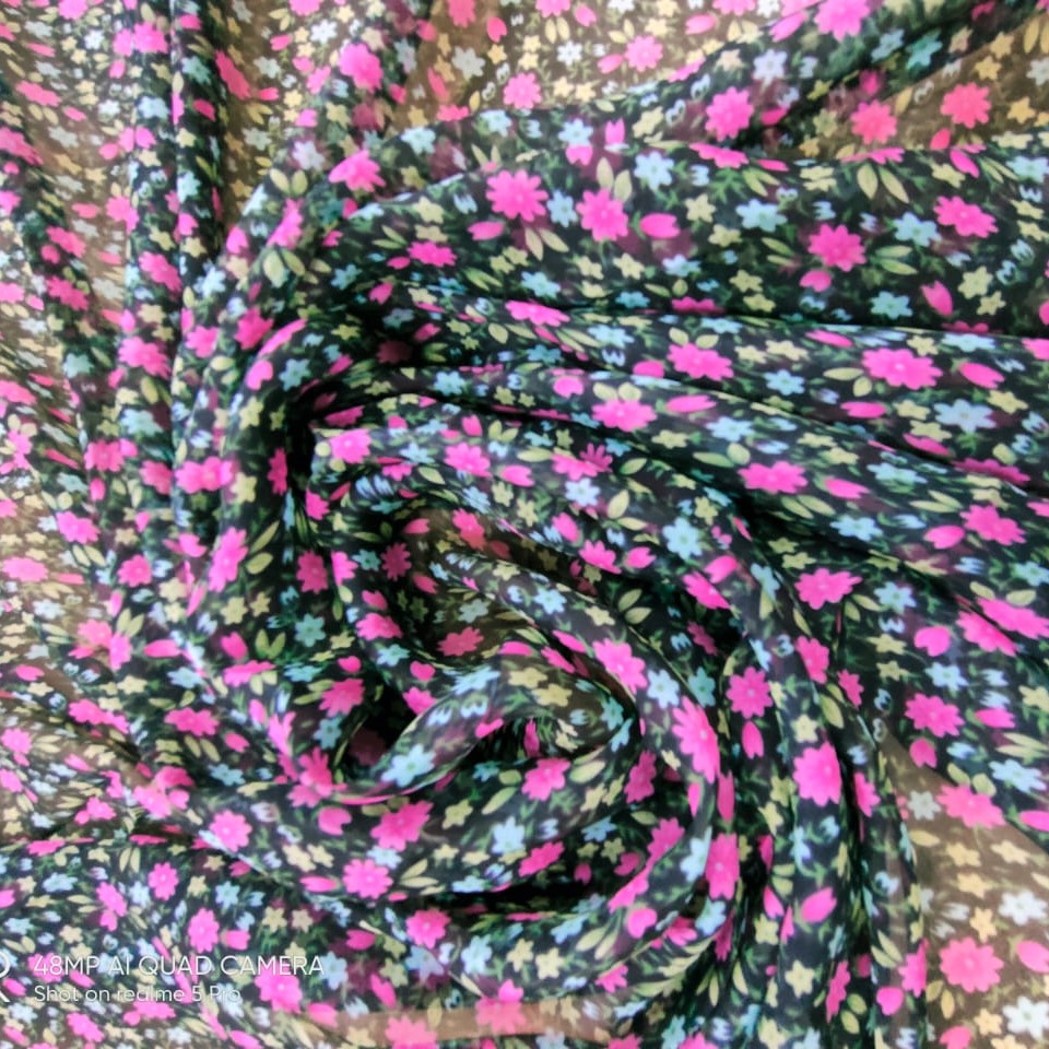 Print On Silk Chiffon#84