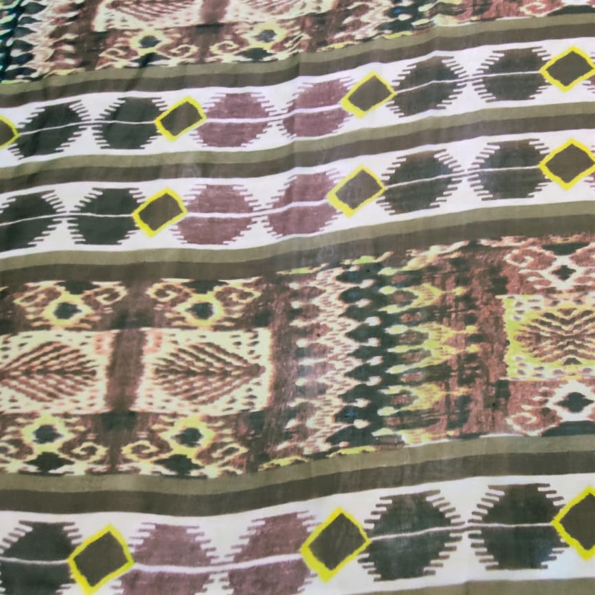 Print On Silk Chiffon#86