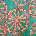 Wheel Of Art (Brown) Print On Silk Chiffon