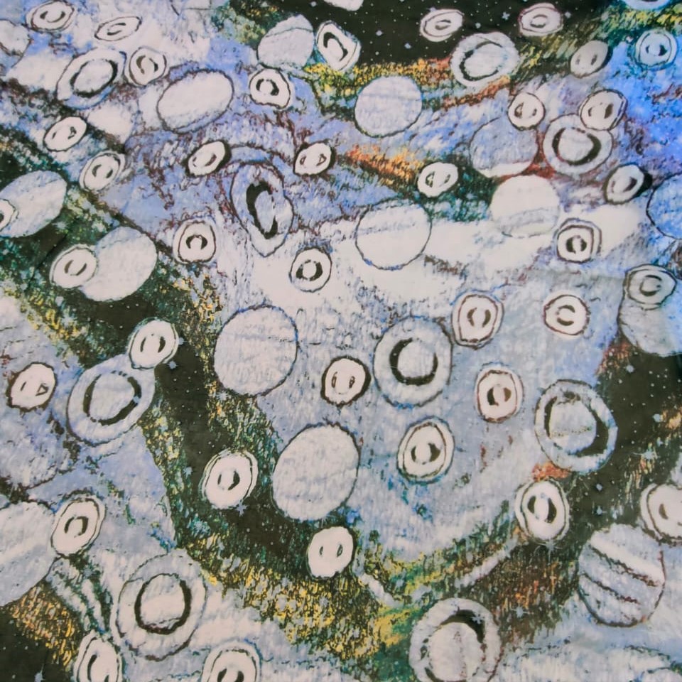 Print On Silk Chiffon#91