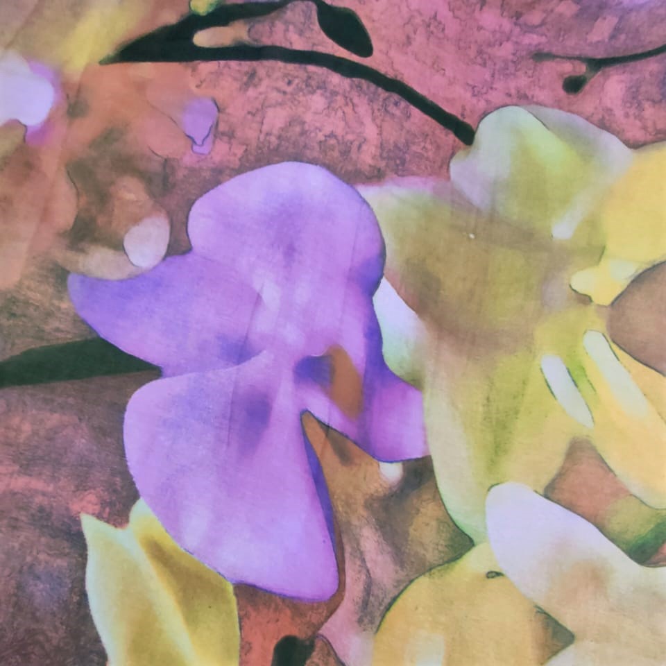 Print On Silk Chiffon#96