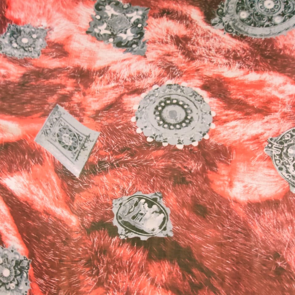 Print On Silk Chiffon#97