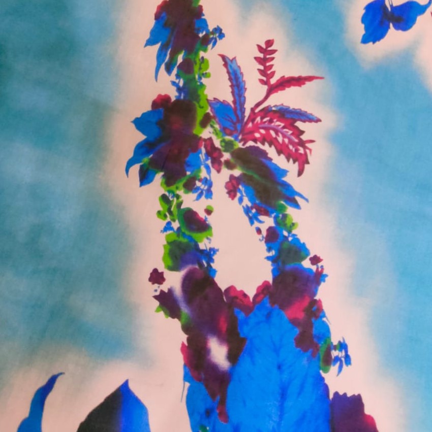 Print On Silk Chiffon#103