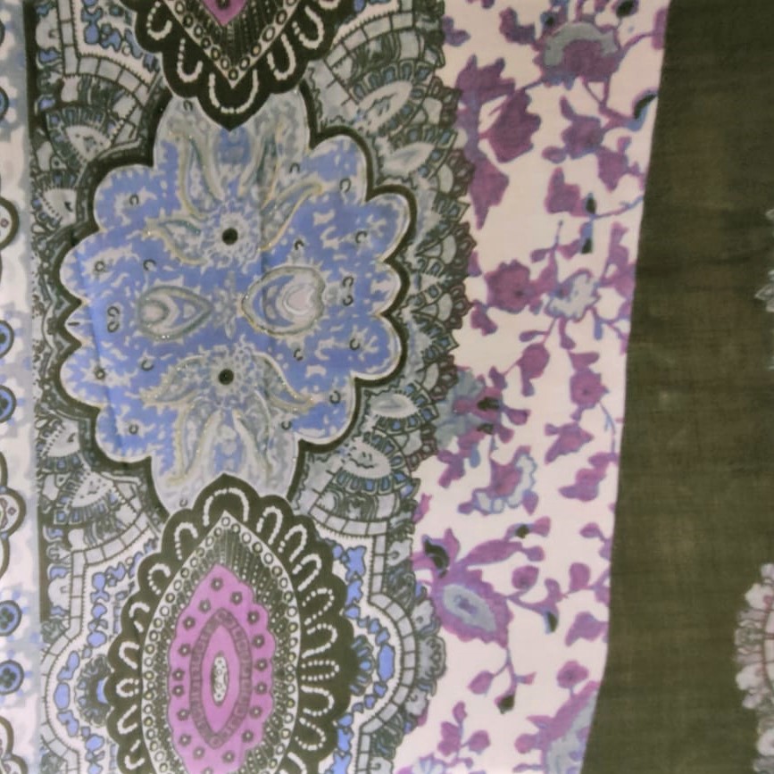 Print on Silk Chiffon#106