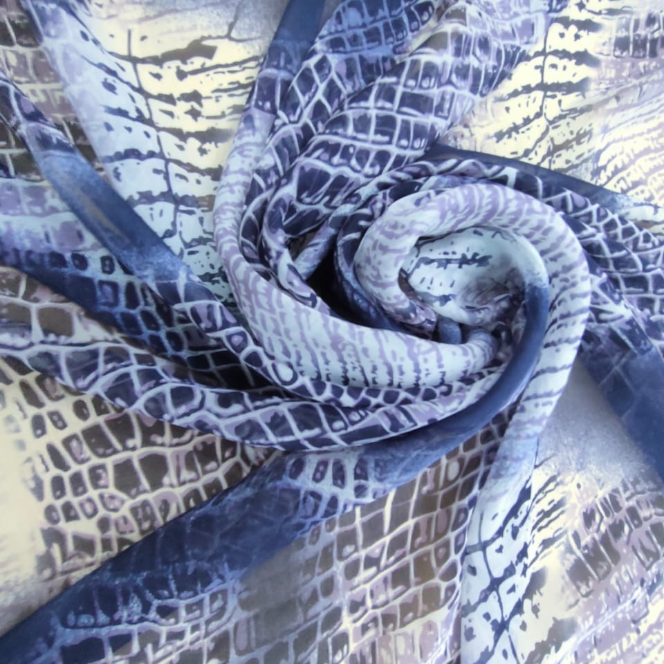 Print On Silk Chiffon#117