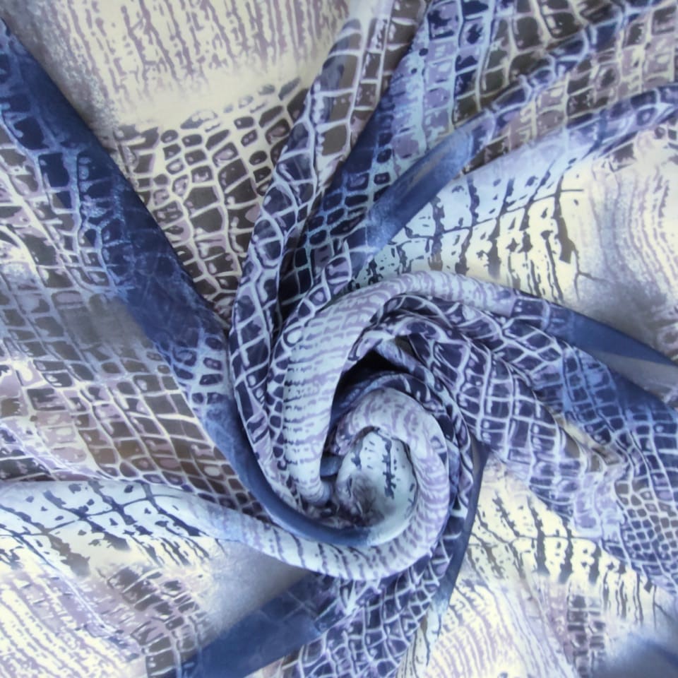 Print On Silk Chiffon#117