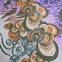 Print On Silk Chiffon#119