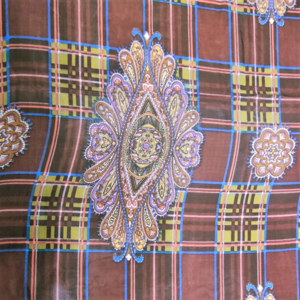 Print On Silk Chiffon#122
