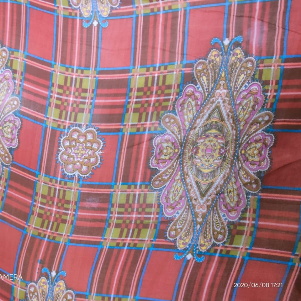Print On Silk Chiffon#123