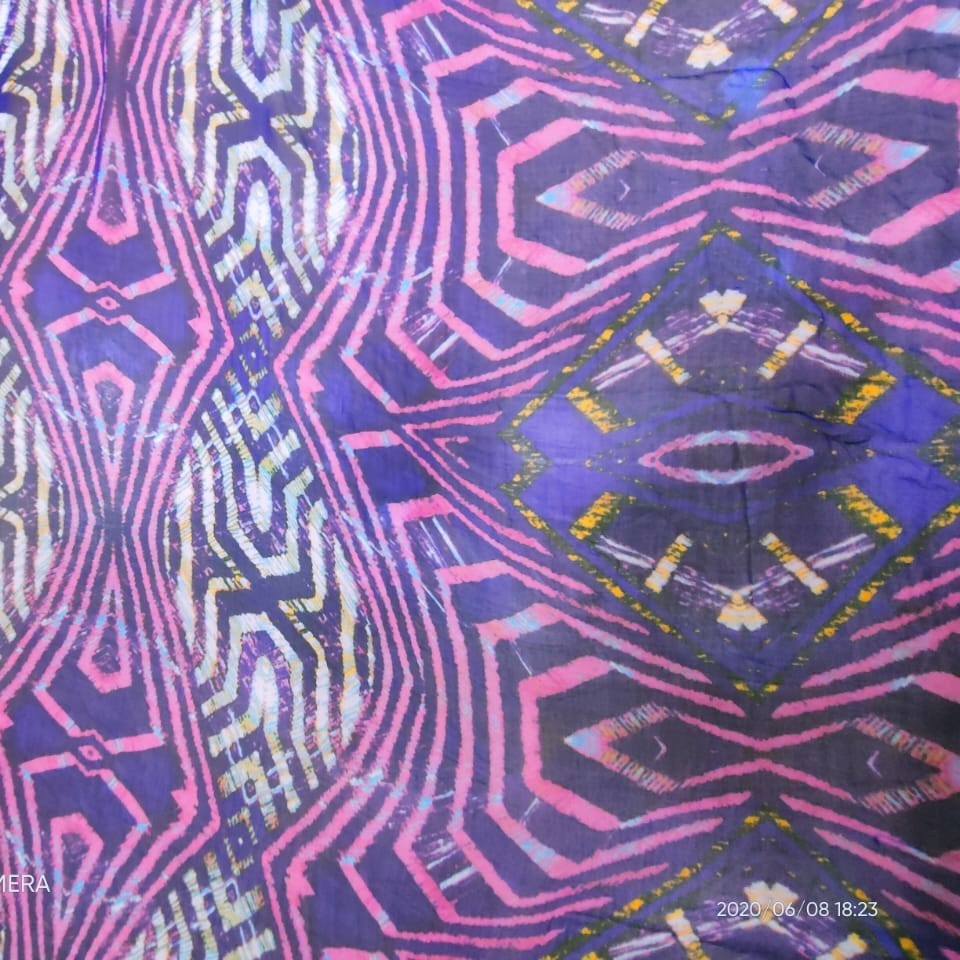 Print On Silk Chiffon#143