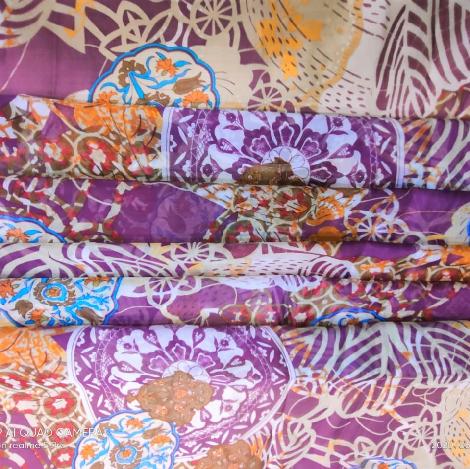 Print On Silk Chiffon#170