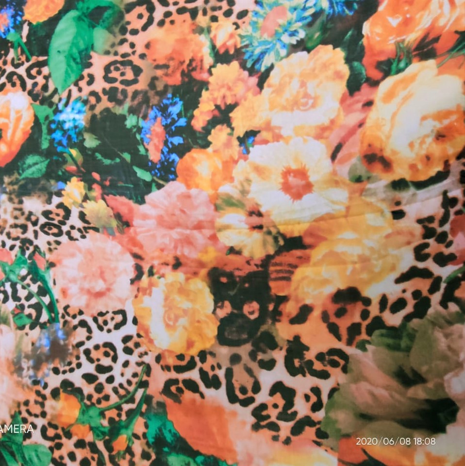 Print On Silk Chiffon#172