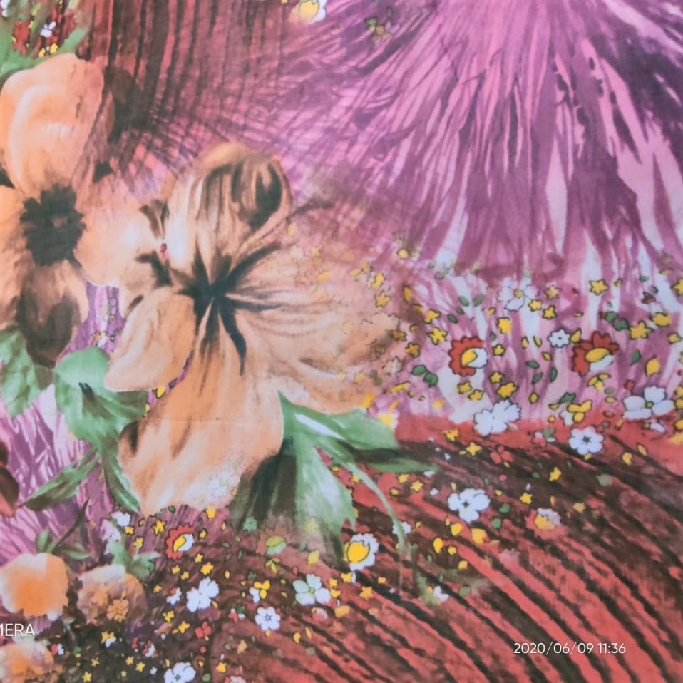 Print On Silk Chiffon#180