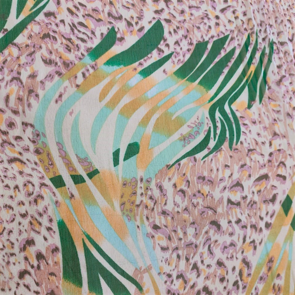 Print On Silk Georgette#02