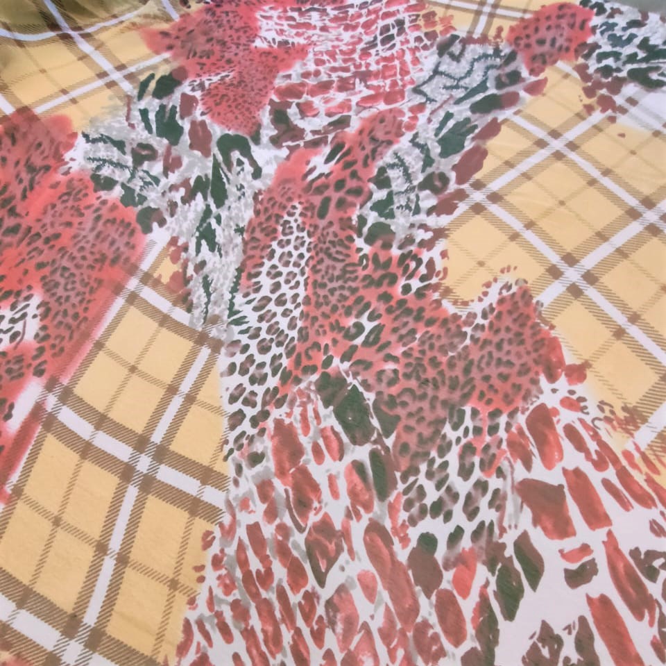 Print On Silk Georgette#07