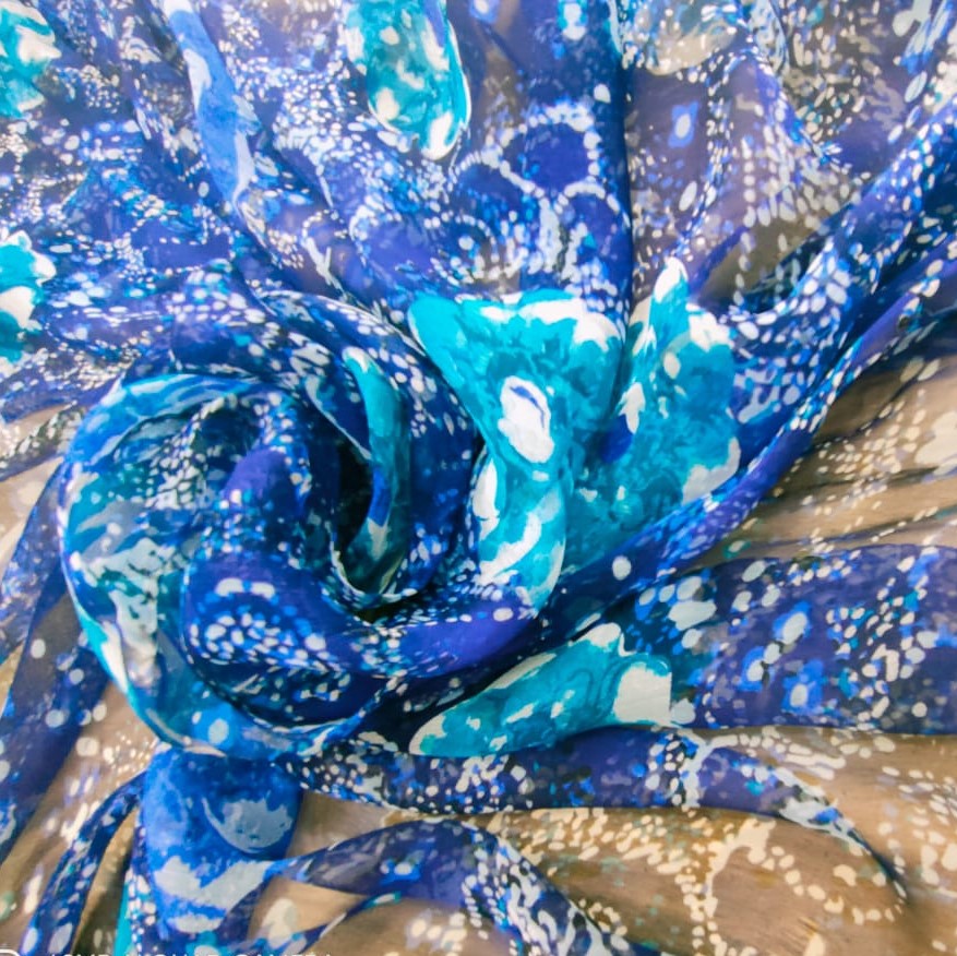 Print On Silk Georgette#10