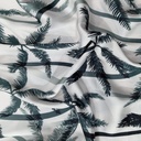 Palm Tree Print On Korean Satin SS22L-KSPL41