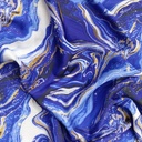 Thunder Marble Print On Korean Satin SS22A KSPA05