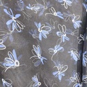 Blue Grass Hopper Print On Organza SS22A ORPA47