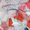 Bloosom Red Flowers Print On Royal Georgette (SS22A) RGPA63