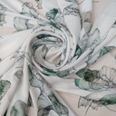 Ocean Flower Print On Royal Georgette (SS22L) RGPL34