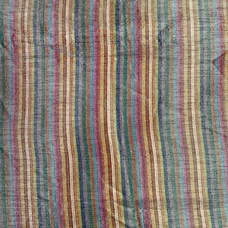 Stripe Print On Poly Silk (SS25) SPPS02