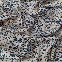 Chrome Satin Animal Skin Print Fabric SS22N CSPB02