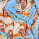 Wall Floral Print On Royal Georgette (SS22N) RGPB06