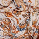 Golden Leaf Print On Royal Georgette (SS22N) RGPB14