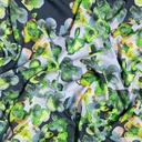 Pond Green Leaf Print On Royal Georgette (SS22N) RGPB32