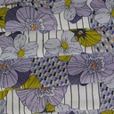 Big Flower Wall Print On Royal Georgette (SS22L) RGPL11