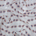 Paisley White Baseprint On Royal Georgette (SS22L) RGPL26