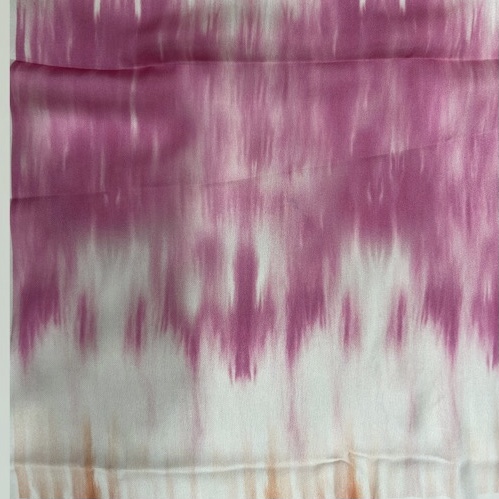 Tie & Dye Print On Korean Satin SS22L KSPL10