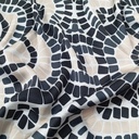 Black Dots Art Print On Korean Satin SS22L KSPL27