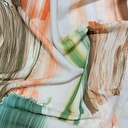 Brush Art Work Print On Royal Georgette (SS22N) RGPB81