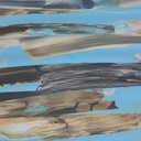 Brush Artwork Print On Royal Georgette (SS22N) RGPB82