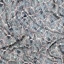 Ogee Blue Print On Royal Georgette (SS22N) RGPB84